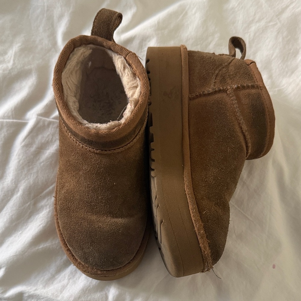 UGG Kids Platform Ankle Boots